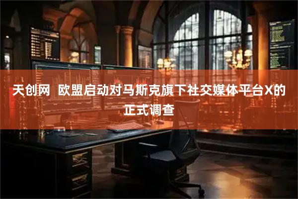 天创网  欧盟启动对马斯克旗下社交媒体平台X的正式调查